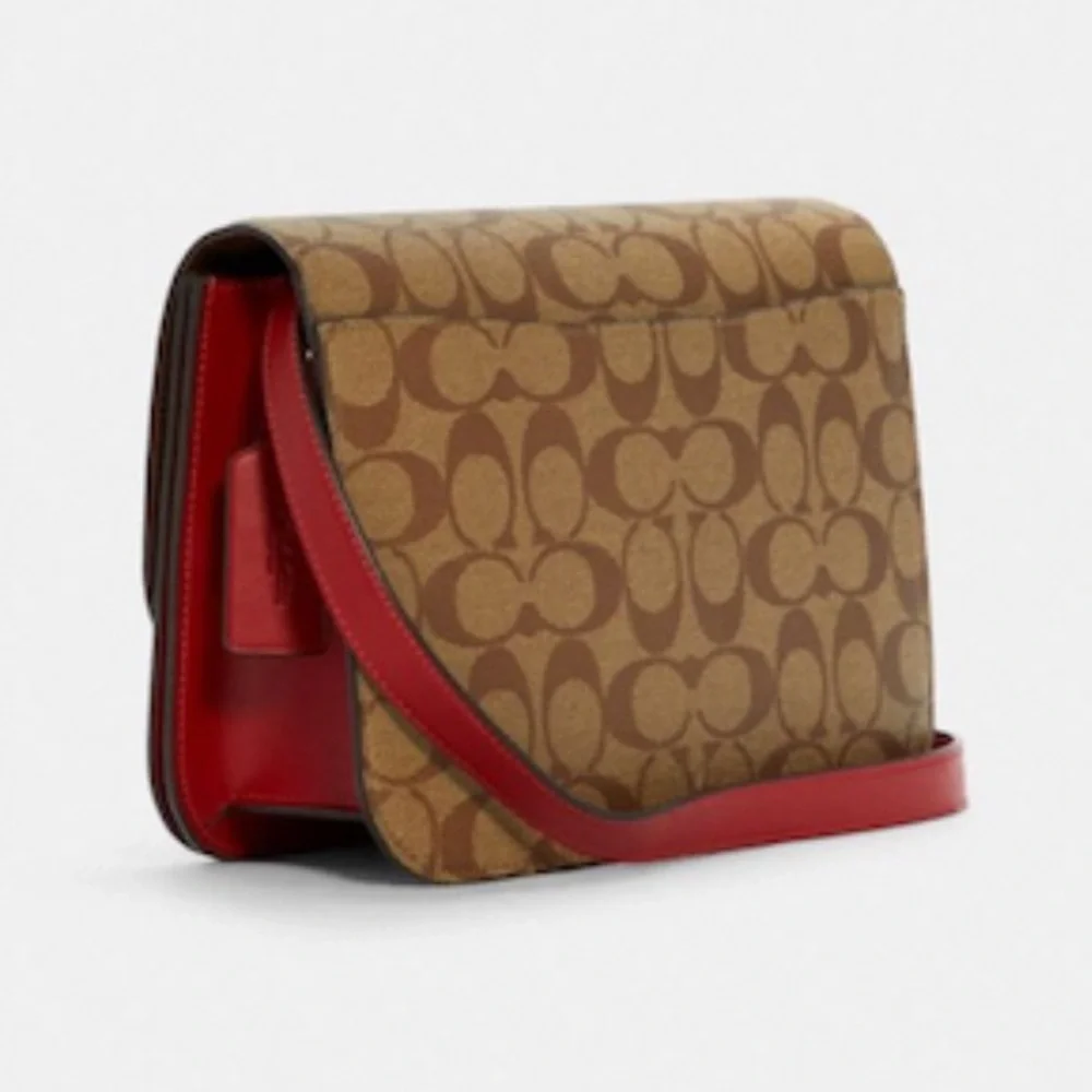 Coach Brynn Flap Crossbody In Signature Canvas Bag
